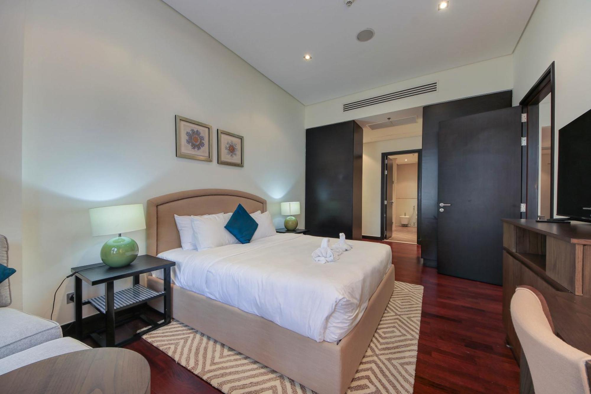 Luxe Getaways Royal Amwaj Palm Jumeirah Resort Apartment Holiday Home Dubaï Chambre photo