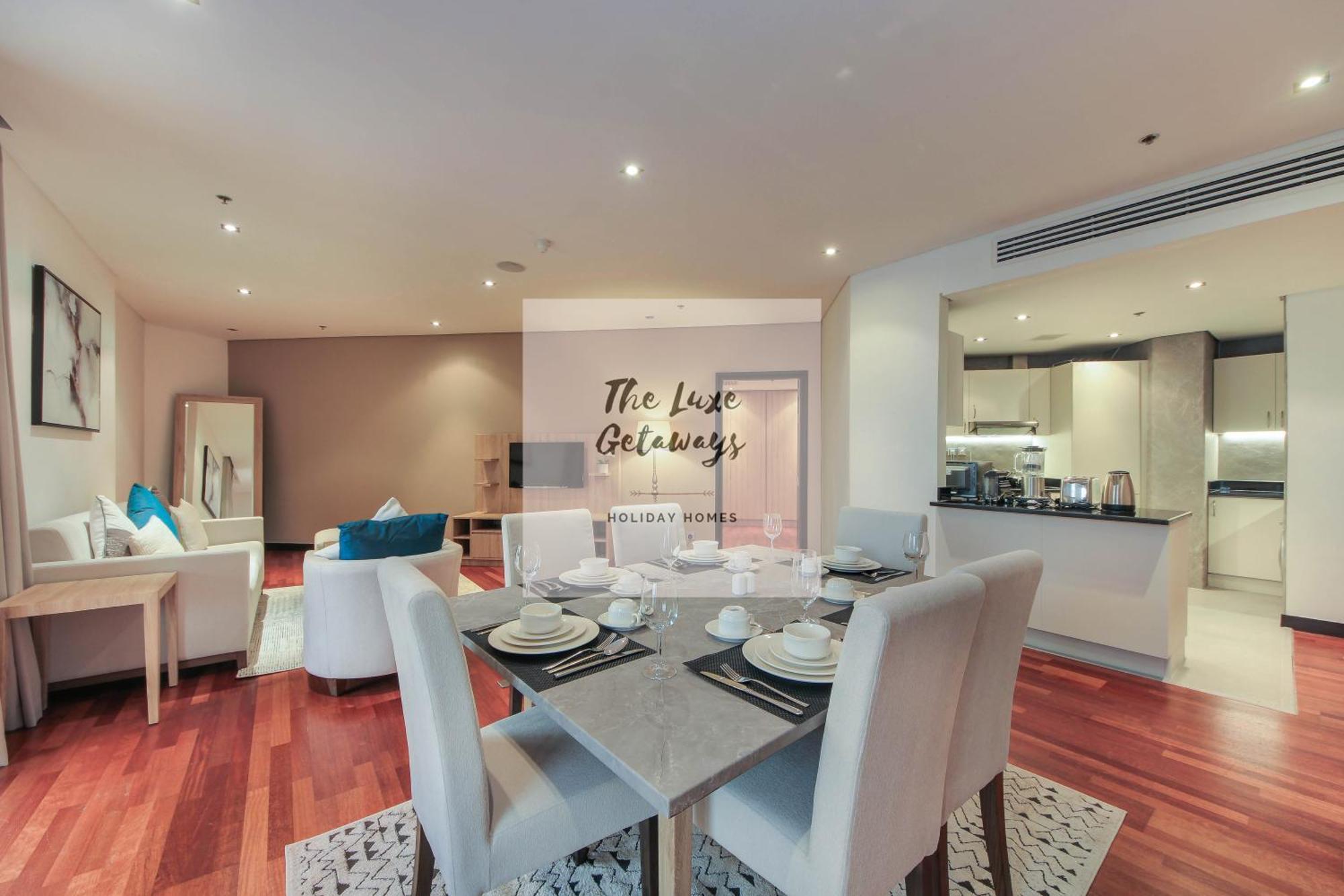 Luxe Getaways Royal Amwaj Palm Jumeirah Resort Apartment Holiday Home Dubaï Extérieur photo