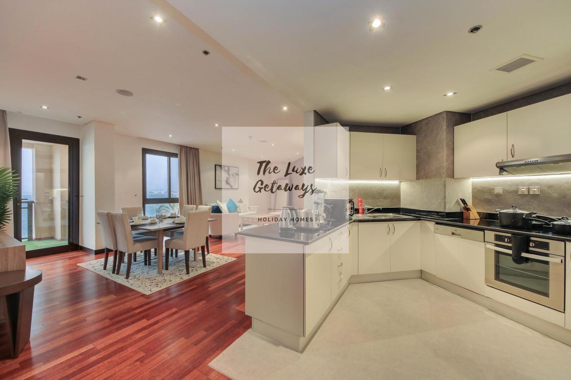 Luxe Getaways Royal Amwaj Palm Jumeirah Resort Apartment Holiday Home Dubaï Extérieur photo