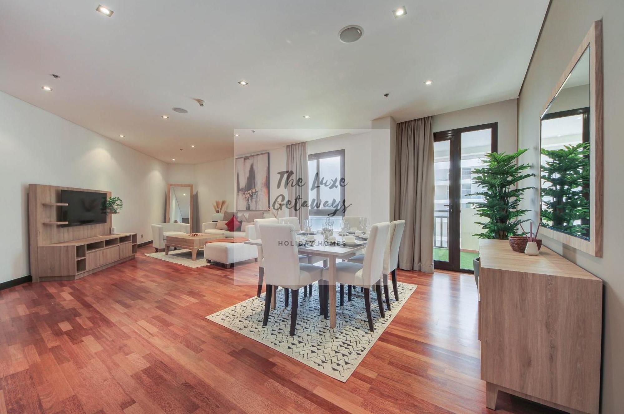Luxe Getaways Royal Amwaj Palm Jumeirah Resort Apartment Holiday Home Dubaï Extérieur photo