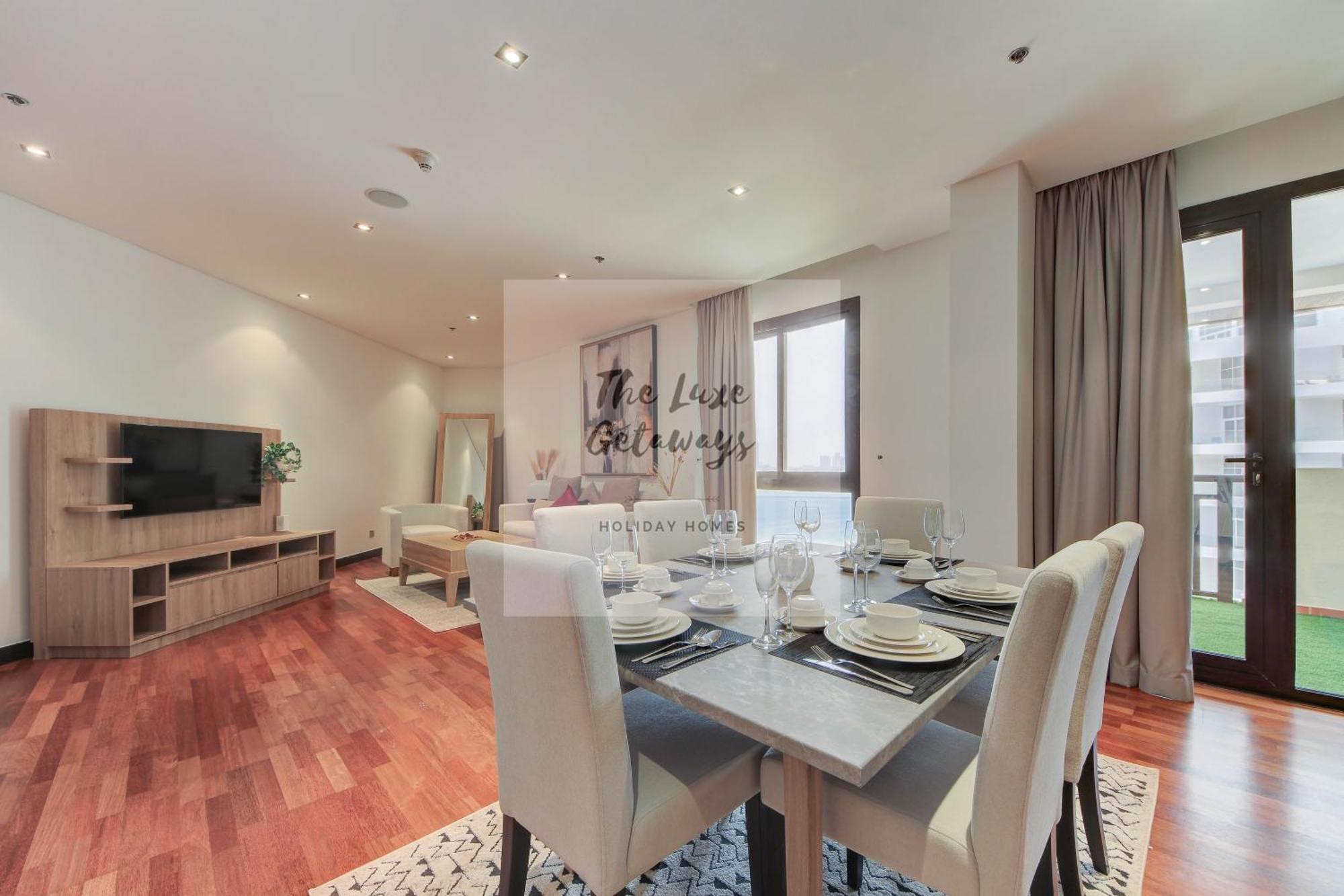 Luxe Getaways Royal Amwaj Palm Jumeirah Resort Apartment Holiday Home Dubaï Extérieur photo