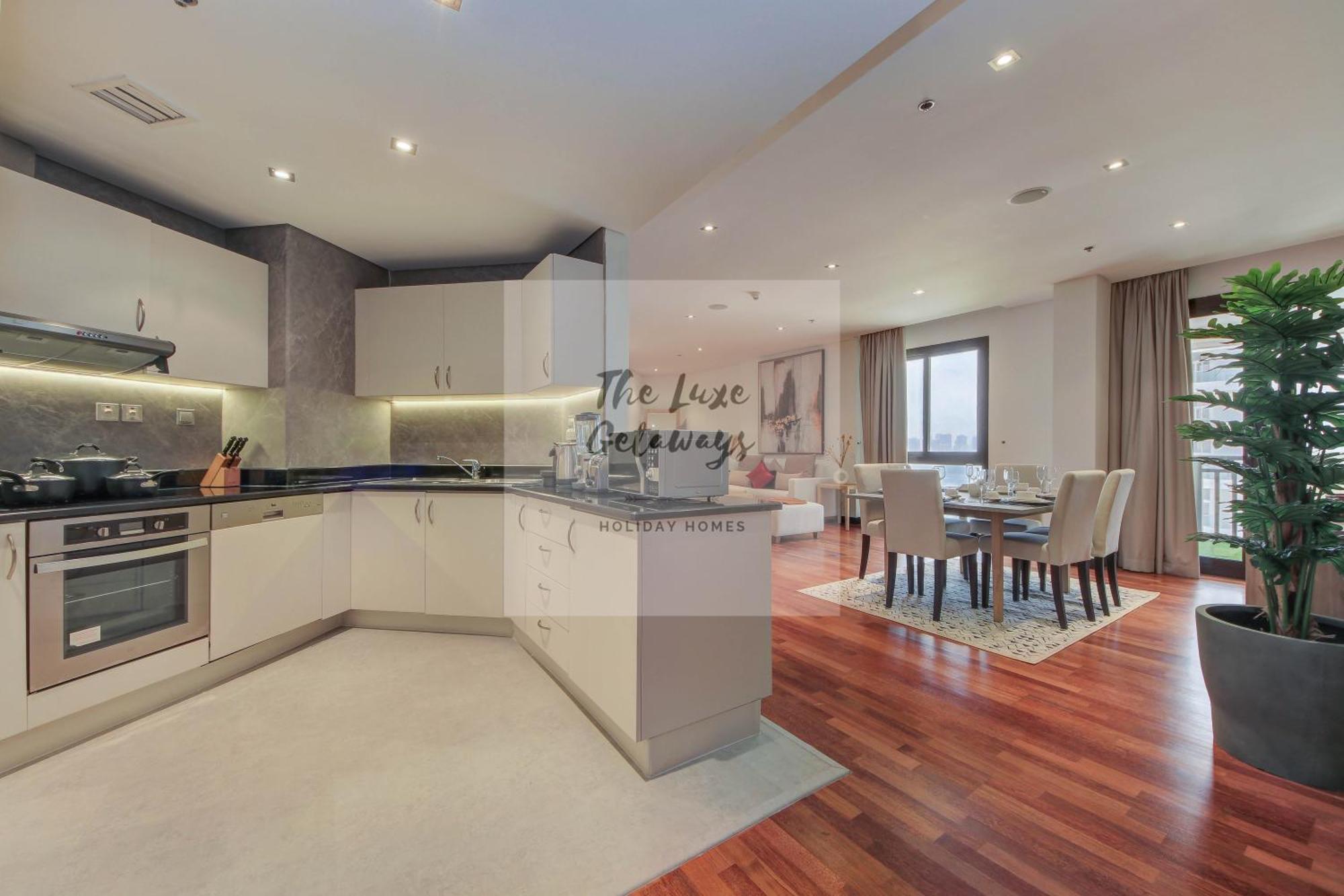 Luxe Getaways Royal Amwaj Palm Jumeirah Resort Apartment Holiday Home Dubaï Extérieur photo