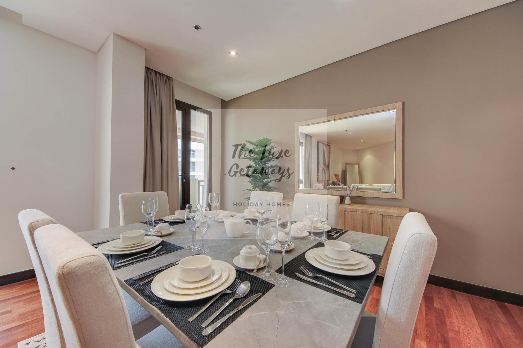 Luxe Getaways Royal Amwaj Palm Jumeirah Resort Apartment Holiday Home Dubaï Extérieur photo