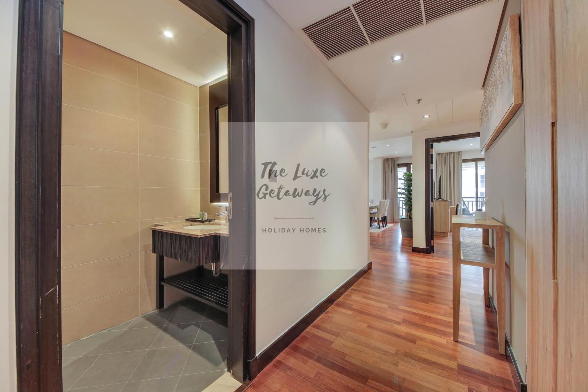 Luxe Getaways Royal Amwaj Palm Jumeirah Resort Apartment Holiday Home Dubaï Extérieur photo